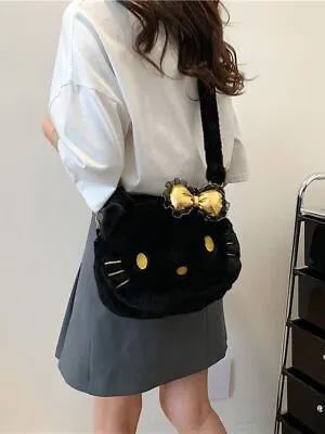 Girls Cute Hello Kitty Handbags Hello Kitty Shoulder Bags Plush Crossbody Bag • $31.89