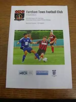 18/08/2018 Fareham Town V Shaftesbury  (team Changes) • £3.99