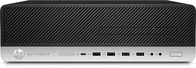 Windows 11 Pro HP ELITEDESK CORE I7-8TH GEN 2TB SSD 64GB RAM Desktop PC SFF WIFI • £129.99