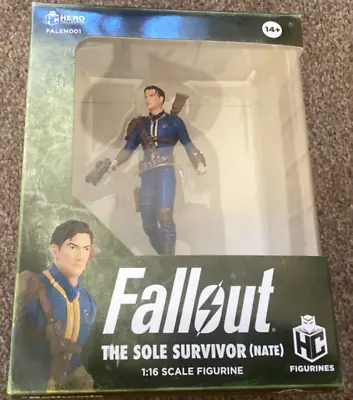 Eaglemoss Sole Suvivor Nate 1:16 Scale Hero Collector Figure Model Fallout 4 New • £17.99