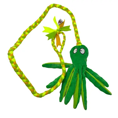 Paws Made™ The Octo Tug Extra Long Fleece Handle Dog Training Toy Crinkle Soft • £19.99