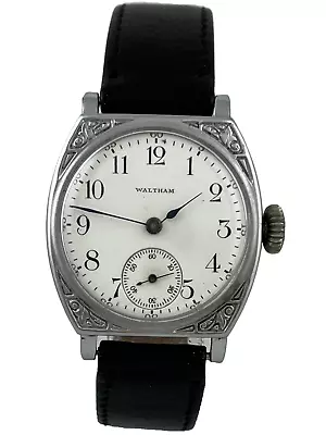 Men's Wristwatch Dresswatch Waltham Hand Wound With Small SecondWorks • £231.82