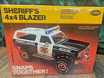 Sealed Model Kit Testors Sheriff's 4x4 Blazer Medevac Snaps Together #928 1:24 • $119