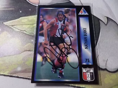 Nathan Burke Signed 1994 AFL Dynamic St Kilda Saints HAND Signed HOF • $5