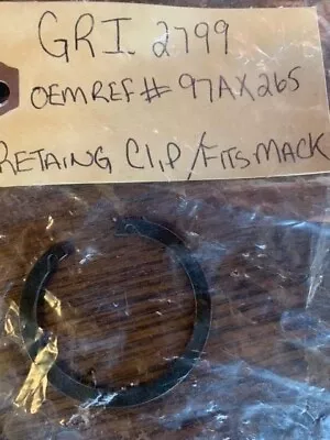 Mack Transmission Mainshaft Retaining Ring PAI GRI-2799 (97AX265) Sold As Set 2 • $6