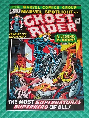 Marvel Spotlight #5 Facsimile Cover Reprint From Orig Ghost Rider #1 1st App • $49.99