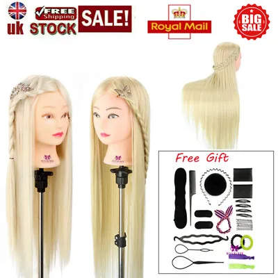 £24.99 • Buy 26-30  Salon Hair DIY Styling Training Head Hairdressing Styling Mannequin Doll