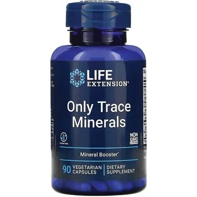 Life Extension Only Trace Minerals 90 Veg Caps • $11.25