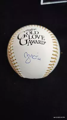 Yadier Molina Signed Gold Glove Baseball COA Pros Authentication • $400.01