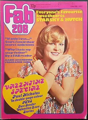 Fab 208 Magazine 19 Feb 1977 - Paul Michael Glaser David Soul Paul Nicholas • £13.80