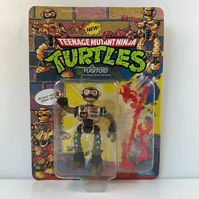 1990 Vintage Teenage Mutant Ninja Turtles FUGITOID Action Figure MOC TMNT • $141