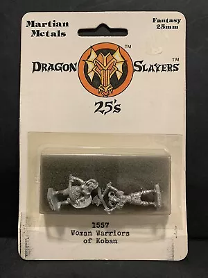 Martian Metals Dragon Slayers - 1557 Woman Warriors Of Koban- In Blister - TSR • $14