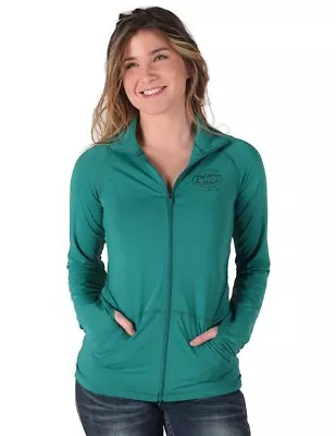 Cowgirl Tuff Western Jacket Womens Lightweight Zip Pine 100561 • $69.94