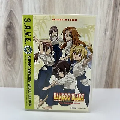 Bamboo Blade. The Complete Series NM Anime DVD 4-Disc Set Episodes 1-26 S.A.V.E. • $18.36