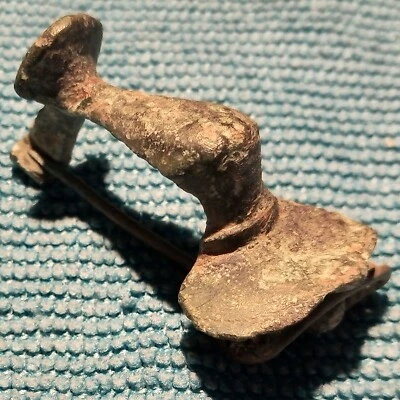 £0.99 • Buy ROMAN - FIBULA - BROOCH - BRONZE - FOUND NORICUM (AUSTRIA) - C 200-400 AD (K)