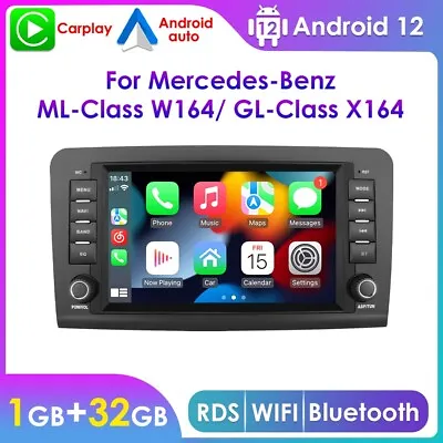 For Mercedes Benz W164 ML320 X164 GL450 500 Android 12 Car Stereo Radio Carplay • $154.99