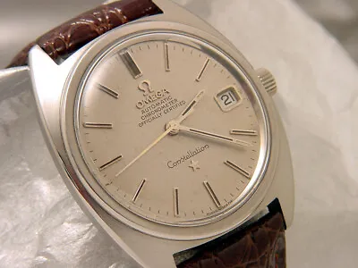 $1250 • Buy Vintage Omega Constellation Chronometer Stainless Automatic Serviced!