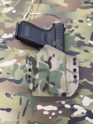 Multicam Fabric Kydex Holster For Glock 19 23 32 Contract Overruns • $32.50