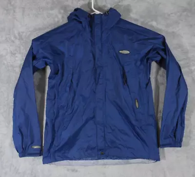 Stearns Jacket Dry Wear Men's Medium Full Zip Rain Resistant Blue Windbreaker • $19.75