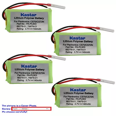 $5.99 • Buy Kastar Headset Battery For CS70 CS70N Plantronics Voyager Pro HD Voyager Pro UC