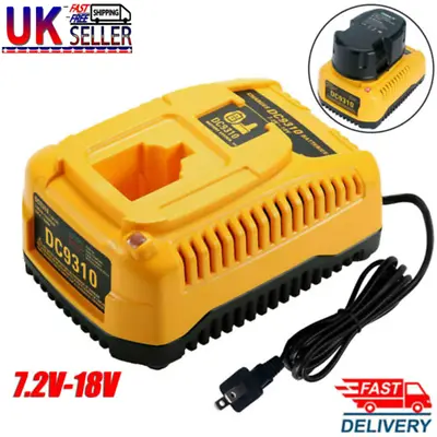 For DEWALT DC9310 7.2 Volt-18 Volt Fast Charger Nimh Nicd Battery DC9096 2A • £17.90