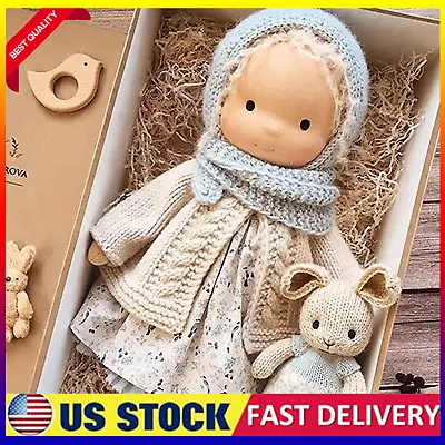 11'' Doll Waldorf Plush Doll Handmade Cotton Play Doll Toys Girls Birthday Gifts • $29.99