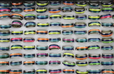 Wholesale Lots 40pcs Half Part Change Color Mood Ring Charm Lady's Rings • $20.99