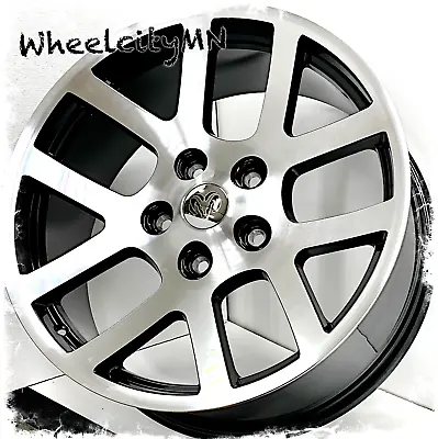 20  Gloss Black Machine Dodge RAM 1500 SRT10 Viper OE 2223 Replica Wheels 5x5.5 • $1179.99