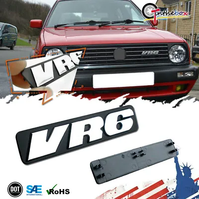 3D VR6 Front Grille Emblem Badge Decal Sticker For VW Jetta Golf GTI Passat Etc • $8.99