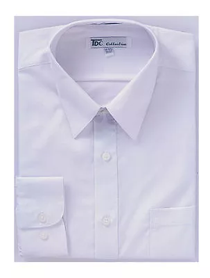 Men's Cotton Blend Dress Shirt 30 + Colors By Fortino Landi All Size/Color SG02  • $14.95