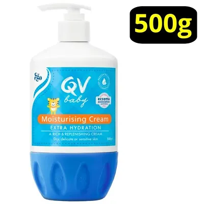 QV Baby Moisturising Cream 500g Pump Extra Hydration Dry Sensitive Skin Ego • $18.26