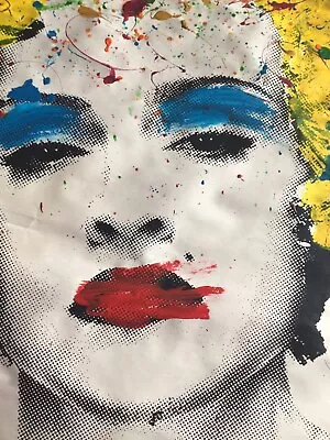 Mr Brainwash Marilyn Monroe Madonna Limited Edition Print Signed Painted Paster  • £1599.99