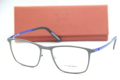 New Morel Oga 10145o Gn11 Gunmetal Blue Authentic Eyeglasses W/case 54-18 • $114.81