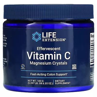 Life Extension Effervescent Vitamin C Powder 180g - EXP: 05/2024 SALE PRICE!!! • $11.99