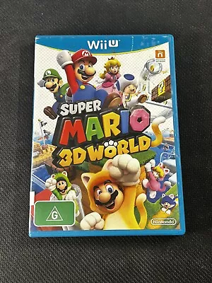 Super Mario 3D World Nintendo Wii U Game PAL2013 • $15