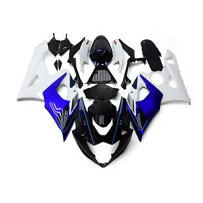 Injection Fairing For Suzuki GSXR1000 K5 2005-2006 Plastic Bodywork Blue White • $464.95