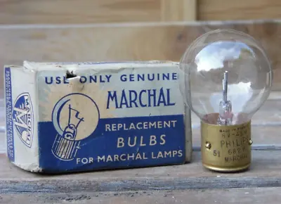 Vintage Genuine MARCHAL Automobile Car Lamp Replacement Bulb 6V 45W Garage NOS* • $12.45