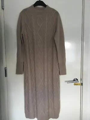 BNWOT Rainbow Beige Knitted Dress Size M • £5