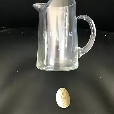 Veiled Prophet Small Glass Pitcher 1962 • $25