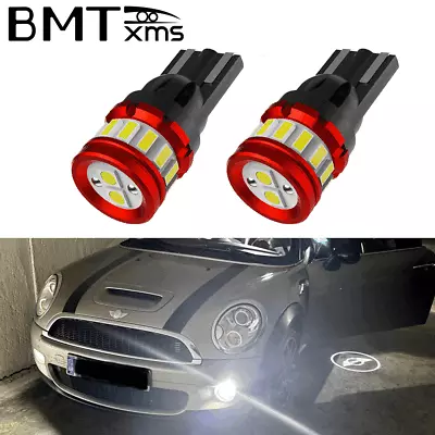 2x Mini Cooper R56/Clubman R55 White T10 194 W5W LED Parking Driving Light Bulbs • $10.88