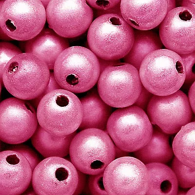 Miracle Bead Rose Pink Color Iridescent 4mm Round Jewelry Craft Beads • $7.99