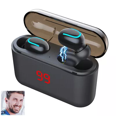 $25.37 • Buy Mini Earbuds Wireless Bluetooth Earphones Sports In Ear Headset W/Charging Case