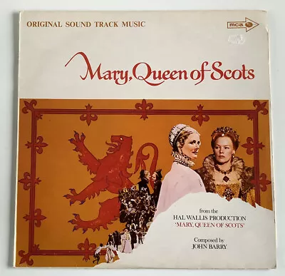 JOHN BARRY Mary Queen Of Scots OST LP 1971 MCA MUPS 441 Film Soundtrack Score EX • £9.99