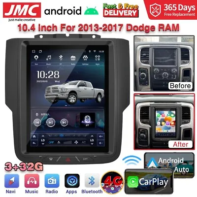 For 2013-17 Dodge RAM 1500 2500 Android 12 Car Radio Stereo Carplay GPS Navi New • $472.99
