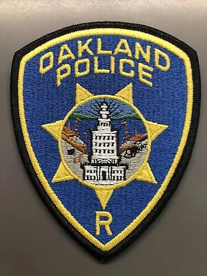 Oakland California Reserve “R” Police Patch ~ RARE • $28.95