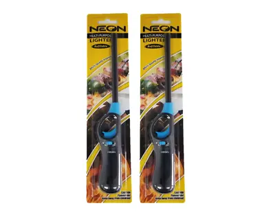 Multi-Purpose Lighter Utility Kitchen Stove Cooking BBQ Candle Fireplace 2 Pack • $12.99
