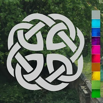 Celtic Knot Sailor Design Frosted Etch Or Stained Glass Effect Window Sticker • £3.99