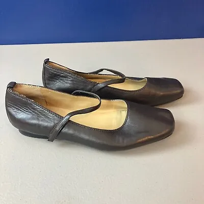A.n.a. A New Approach Dark Brown Women's Leather Mules Shoes Size 9.5 M • $15.99