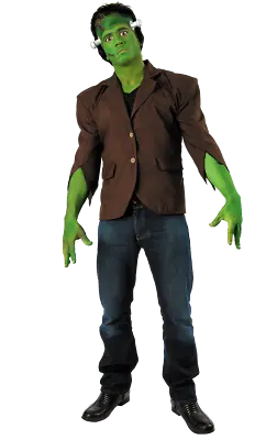 Men's Frankenstein's Monster Costume Halloween Film Fancy Dress • £37.99