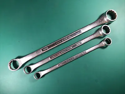 VTG Craftsman | 3 Lot | Box End Wrenches | 12-Point | =V= Series | With ETCHINGS • $24.99